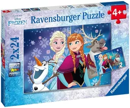 Wśród puzzli z Krainy Lodu odnajdziesz te dla najmłodszych i dla starszych dzieci Wśród puzzli z Krainy Lodu odnajdziesz te dla najmłodszych i dla starszych dzieci