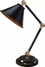 Lampa stołowa Elstead Lighting czarna ze złotymi elementami