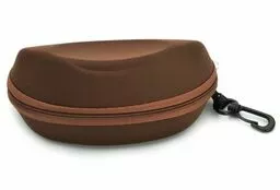 Stylion etui futerał na okulary brązowe z karabińczykiem Stylion etui futerał na okulary brązowe z karabińczykiem