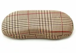 Stylion etui futerał na okulary kratka brązowy Stylion etui futerał na okulary kratka brązowy