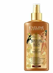 Eveline Brazilian Body Luksusowy Złoty Rozświetlacz do ciała 5w1 każda karnacja