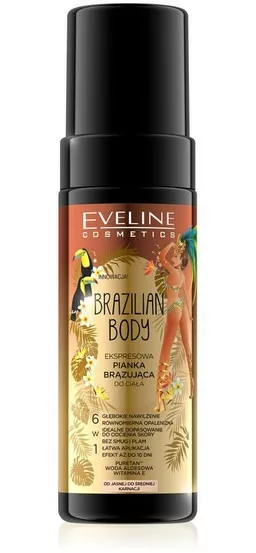 eveline brazilian body ekspresowa pianka brazujaca do ciala