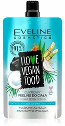 Eveline Cosmetics I LOVE VEGAN FOOD Cukrowy peeling do ciała Kokos