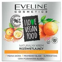 eveline i love vegan food krem rozswietlajacy camu camu pomarancza