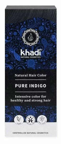 Khadi Ziolowa farba do wlosow Indigo