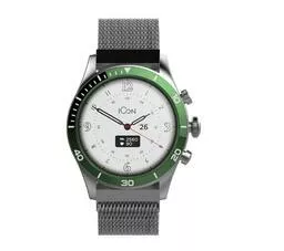 Smartwatch Forever ICON AW 100 srebrny pasek wyświetlacz