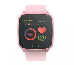 Smartwatch Forever IGO JW 100 różowy pasek wyświetlacz