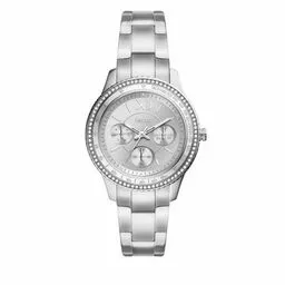 Zegarek FOSSIL Stella Sport ES5108 srebrno biały pasek ekran