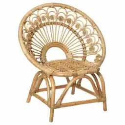 Fotel dla dziecka pleciony z wikliny boho retro Fotel dla dziecka pleciony z wikliny boho retro