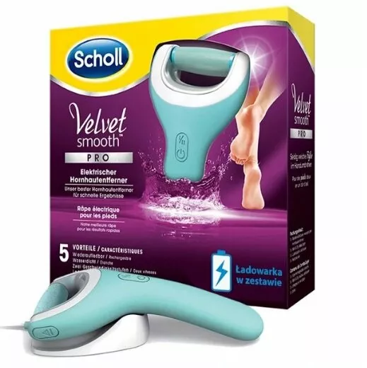Pilnik elektryczny do stop SCHOLL Velvet Smooth Wet Dry front