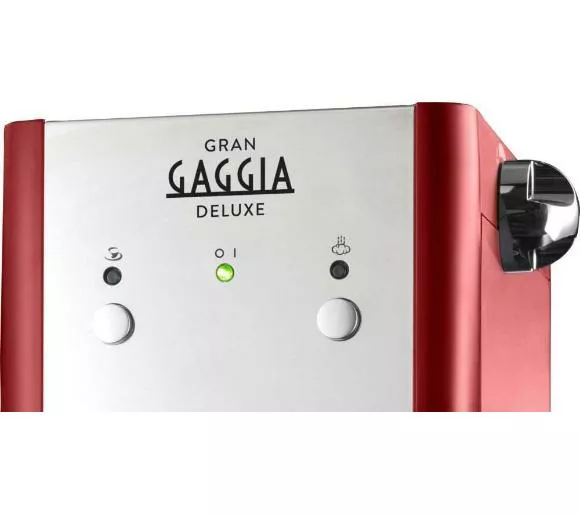 ekspres gaggia gran gaggia deluxe ri8425 22 bialo czerwony zblizenie na przyciski
