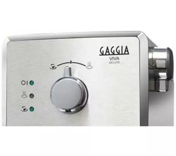 ekspres gaggia viva prestige ri8437 11 srebrny widok na panel sterowania