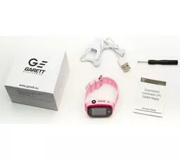 Smartwatch Garett Kids Happy różowy zestaw Smartwatch Garett Kids Happy różowy zestaw