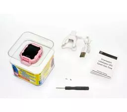Smartwatch Garett Kids Time 4G Plus różowy zestaw Smartwatch Garett Kids Time 4G Plus różowy zestaw