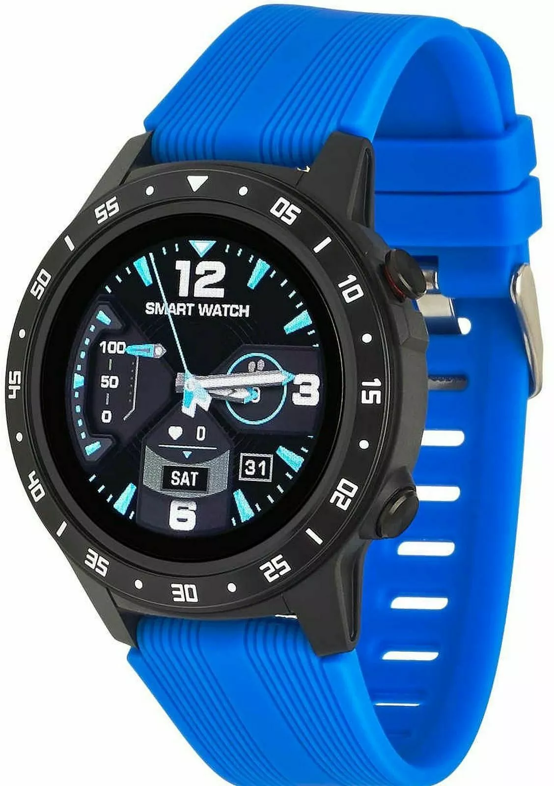 smartwatch garett multi 4 niebieski skos