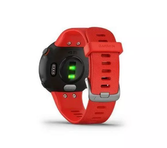 smartwatch garmin forerunner 45 l czerwony z tylu