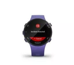 Smartwatch Garmin Forerunner 45S fioletowy pasek ekran