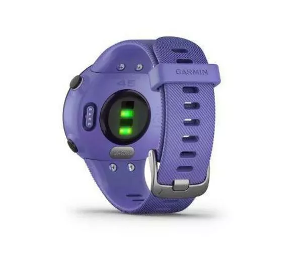 smartwatch garmin forerunner 45s fioletowy z tylu