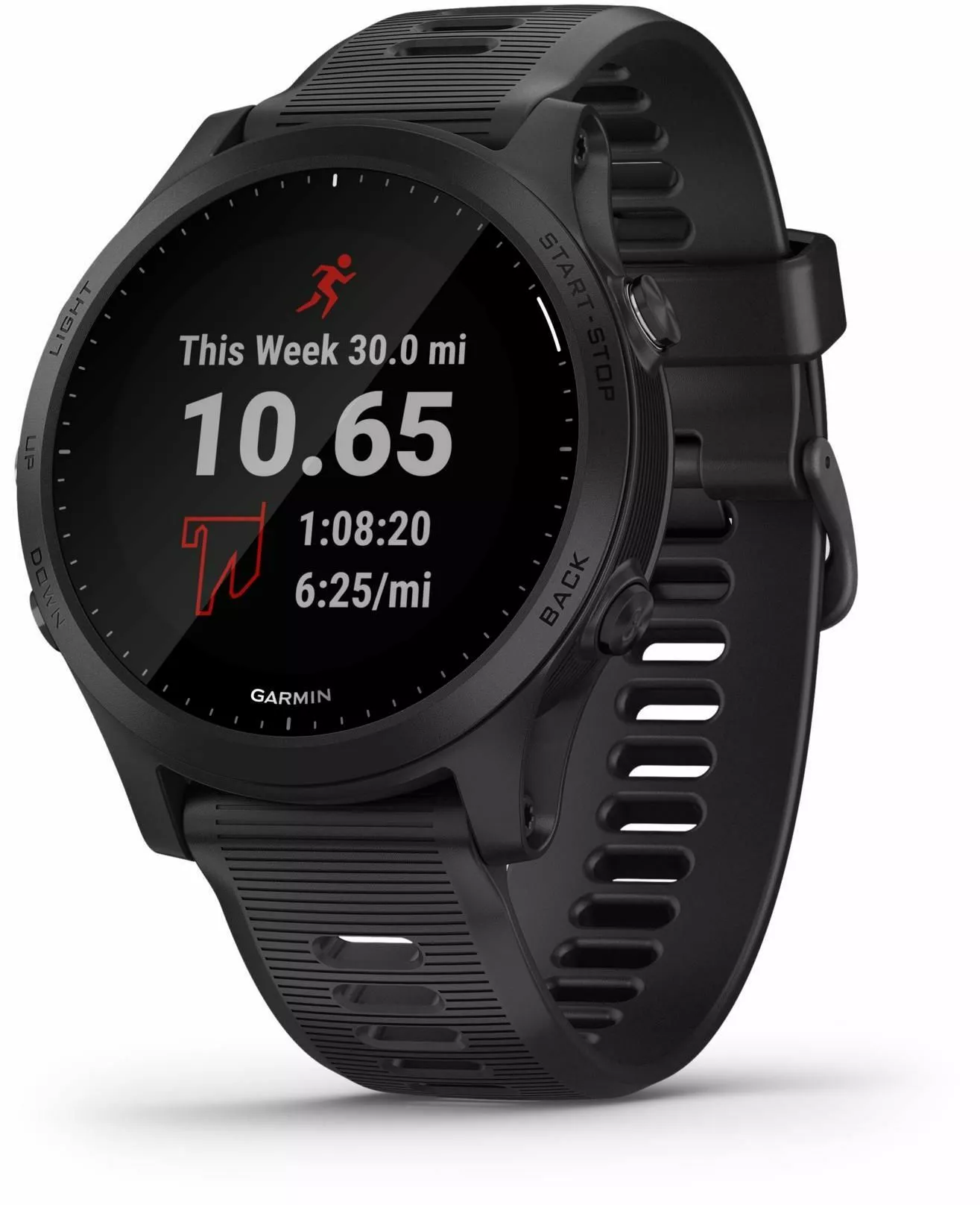 smartwatch garmin forerunner 945 czarny skos