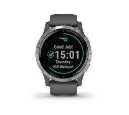 Smartwatch Garmin Vívoactive 4 szary pasek wyświetlacz
