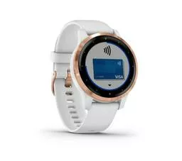 Smartwatch Garmin Vívoactive 4S biało różowy skos