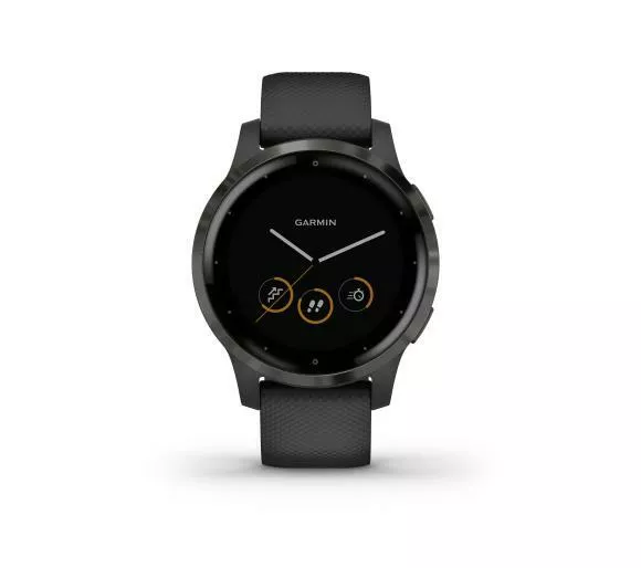 smartwatch garmin vivoactive 4s czarny pasek ekran