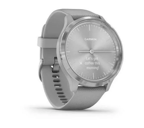 smartwatch garmin vivomove 3 sport szaro srebrny w skos