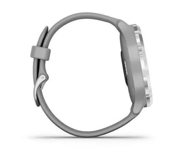 smartwatch garmin vivomove 3 sport szaro srebrny z boku