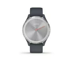 Smartwatch Garmin Vívomove 3S SPORT granatowo srebrny pasek ekran