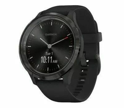 smartwatch garmin vivomove 3 czarny pasek wyswietlacz