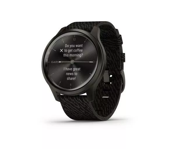 smartwatch garmin vivomove style czarny w skos