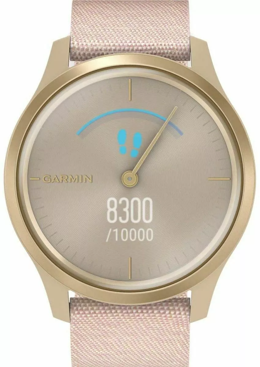 smartwatch garmin vivomove style rozowo pasek ekran
