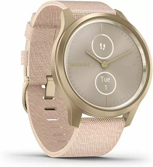 smartwatch garmin vivomove style rozowo zloty w skos