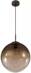 Lampa wisząca Globo Varus 15868 brązowo bursztynowa