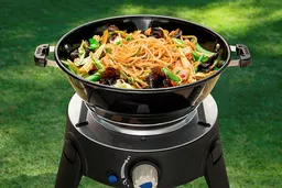 Grill gazowy przenośny Upominkarnia prezentacja przyrządzania dania Grill gazowy przenośny Upominkarnia prezentacja przyrządzania dania