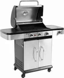 Grill stalowy gazowy przód Grill stalowy gazowy przód