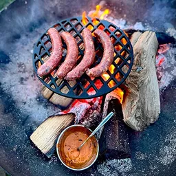Niewielki ruszt żeliwny do grillowania Niewielki ruszt żeliwny do grillowania