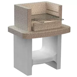 Grill betonowy VidaXL opalany węglem drzewnym Grill betonowy VidaXL opalany węglem drzewnym
