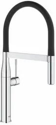 Grohe Essence 30294000 jednouchwytowa bateria zlewozmywakowa chrom czarny skos Grohe Essence 30294000 jednouchwytowa bateria zlewozmywakowa chrom czarny skos