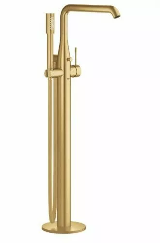 grohe essence bateria wolnostojaca wannowa 78 cm brushed cool sunrise zlota skos