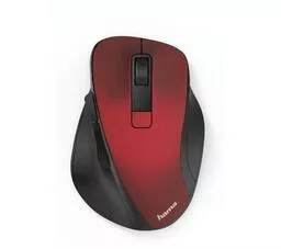 Myszka komputerowa Hama MW 500 czerwona przód widok na logo producenta