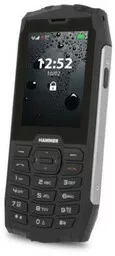 myPhone Hammer 4 srebrny przód lewy bok