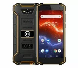 myPhone HAMMER Energy 2 pomarańczowy front i tył myPhone HAMMER Energy 2 pomarańczowy front i tył