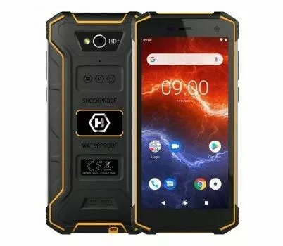 myphone hammer energy 2 pomaranczowy front i tyl