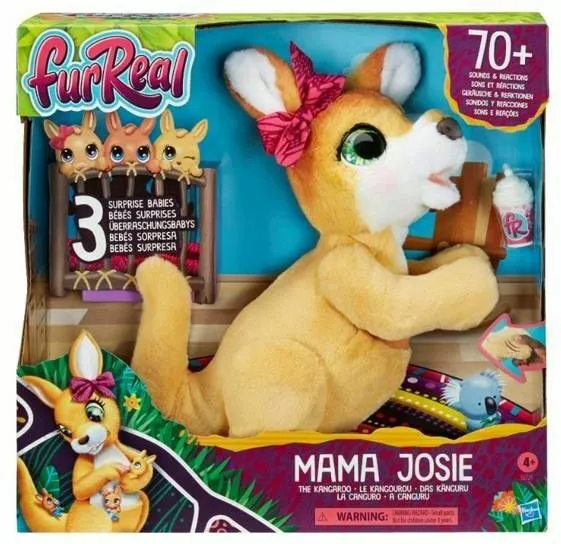 hasbro fur real kangur mama josie