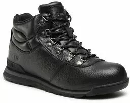 Skórzane czarne buty trekingowe Skórzane czarne buty trekingowe