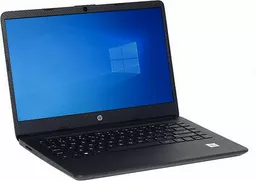Laptop HP 14s dq czarny przód lewy Laptop HP 14s dq czarny przód lewy
