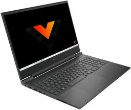 Laptop HP Victus 16 d0673nw szary front lewy bok Laptop HP Victus 16 d0673nw szary front lewy bok