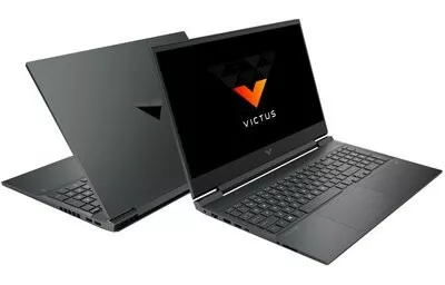 laptop hp victus 16 d0673nw szary front lewy bok i tyl