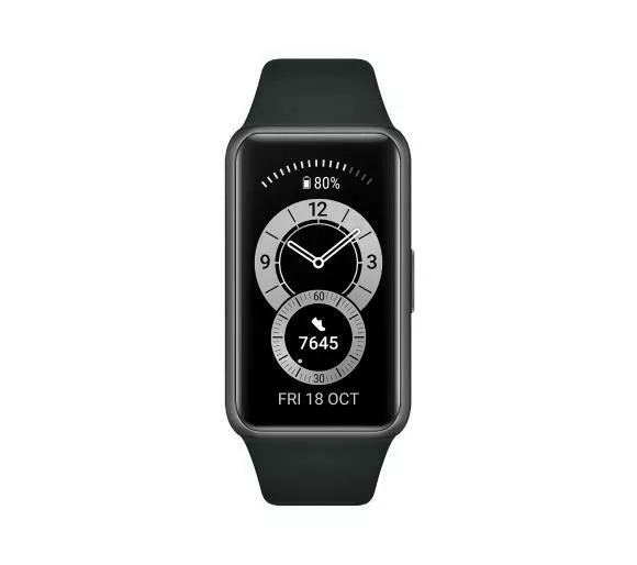 smartwatch huawei band 6 czarny pasek ekran